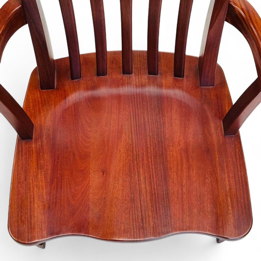 【良品】 大塚家具 ローチェア 回転式 座椅子 和風 モダン 天然木 2