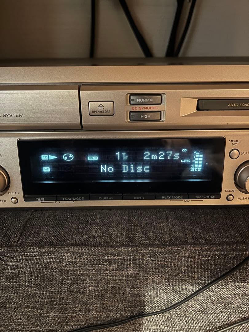 MXD-D3 SONY MDデッキ MDレコーダー CDプレーヤー CDデッキ