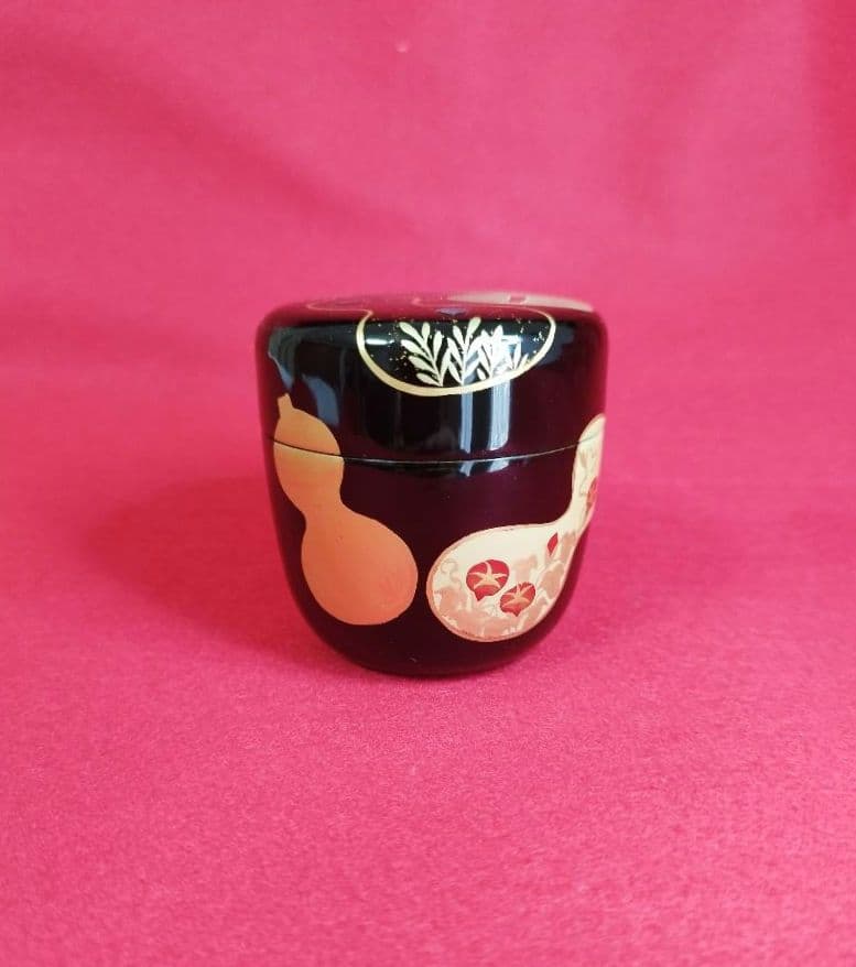 蒔絵中棗　六瓢中棗　茶道具