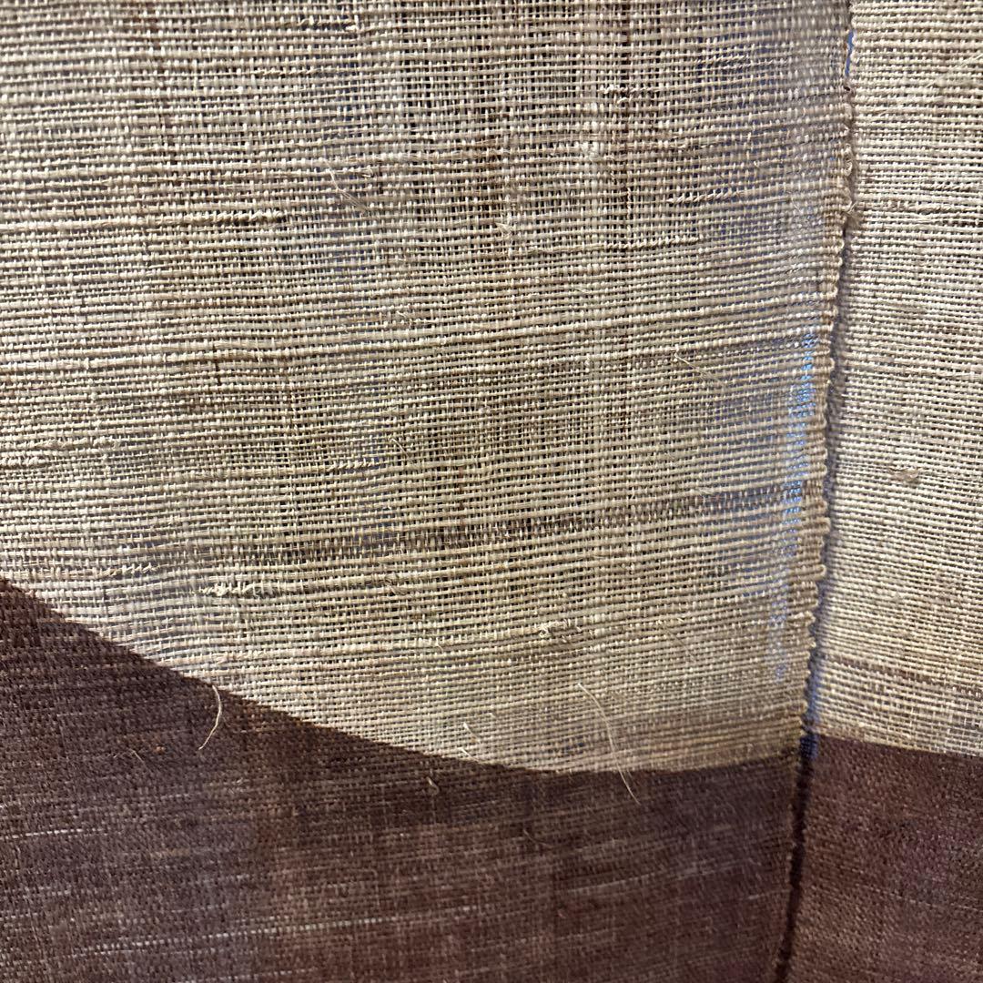 麻のれん 満月　のれん 本麻 万葉舎 吉祥模様 京のれん 暖簾 麻100