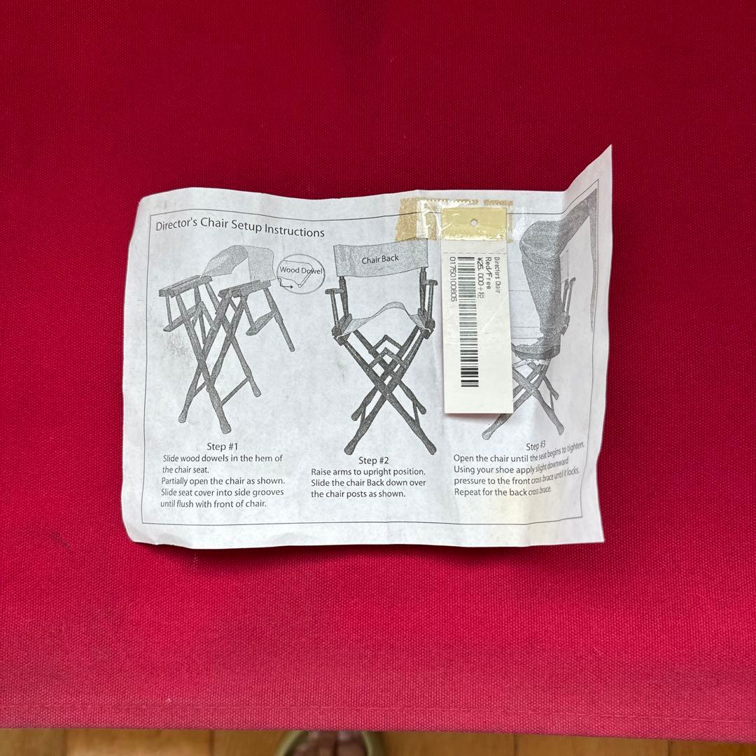 19ss シュプリーム SUPREME ディレクターズチェア ロゴ 折り畳み