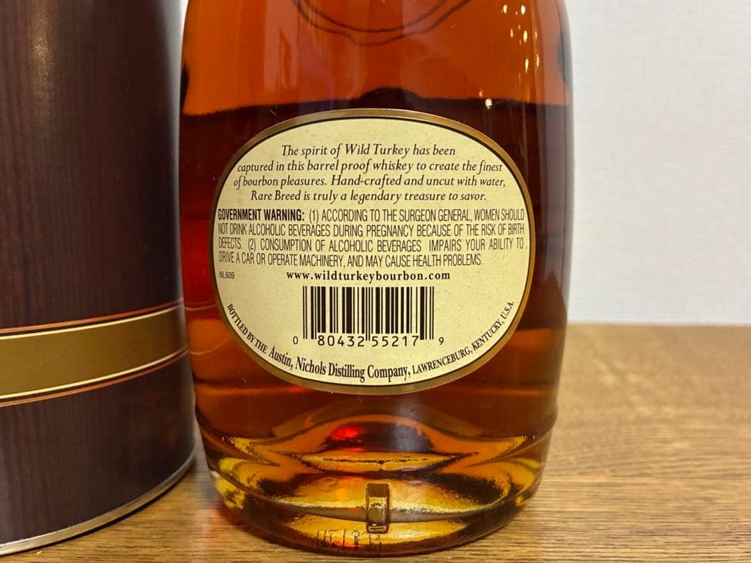 旧ラベル ワイルドターキー レアブリード WT-03RB 108.2proof