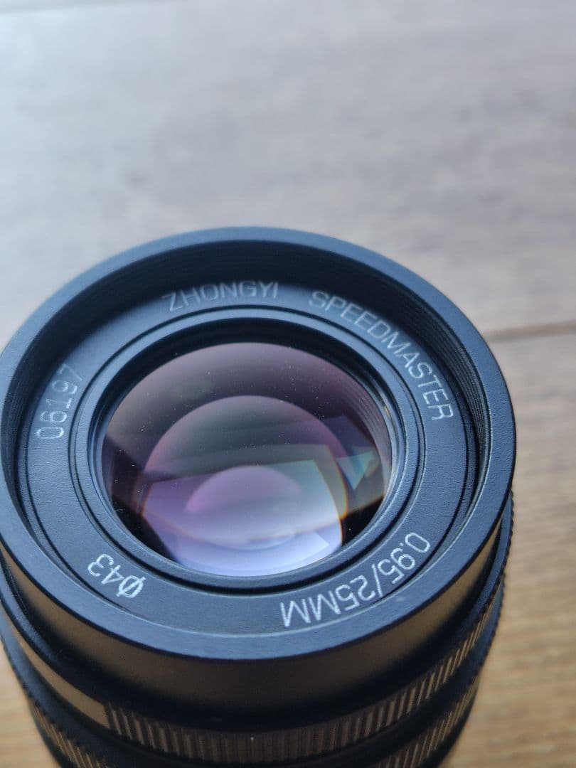 Zhongyi Speedmaster 25mm f/0.95　中一光学