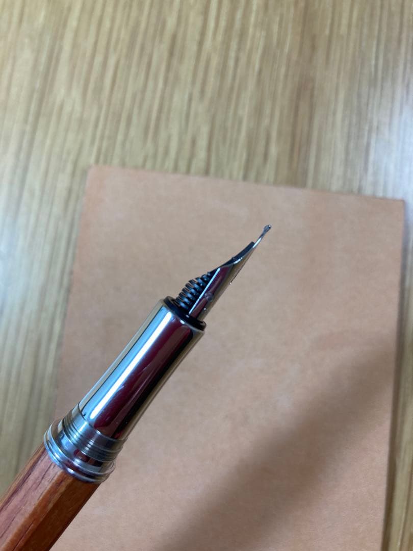 カランダッシュ　バリアス　万年筆　メットウッド