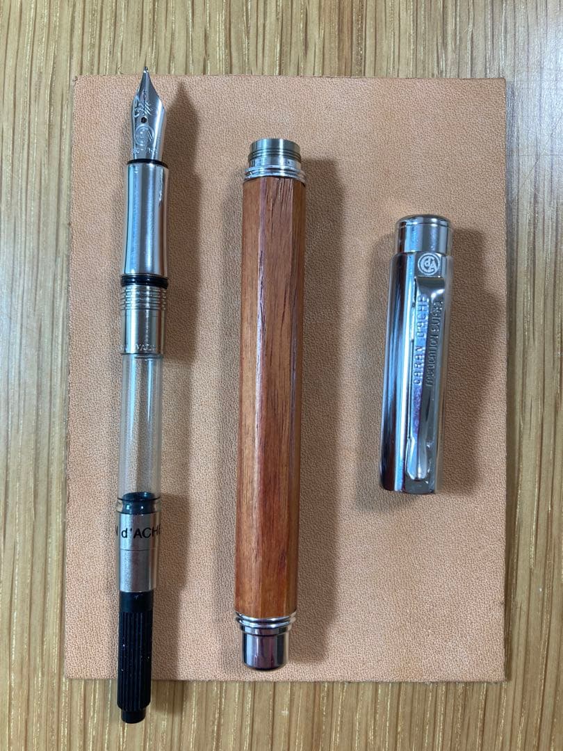 カランダッシュ　バリアス　万年筆　メットウッド