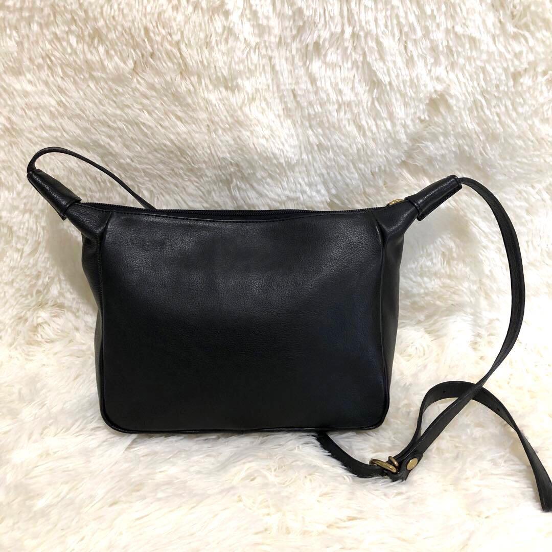 イルビゾンテ ショルダーバッグ　レザー ブラック