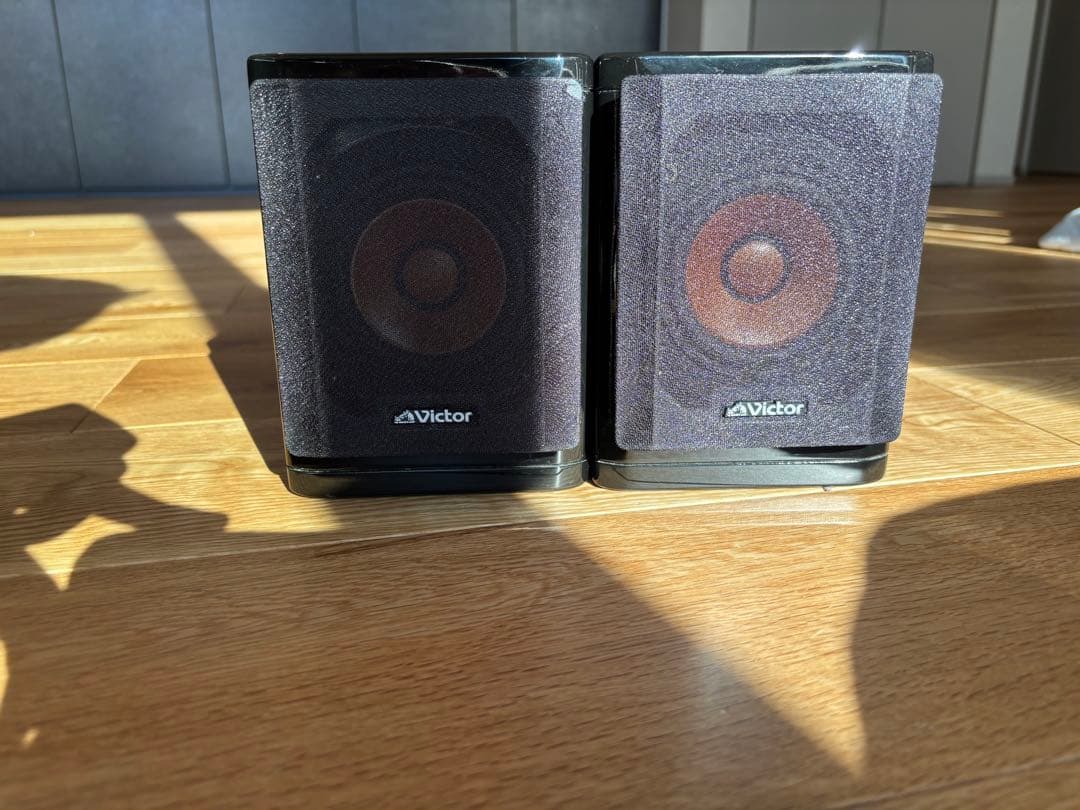 Victor DVDコンパクトコンポ ウッドコーンスピーカー付き