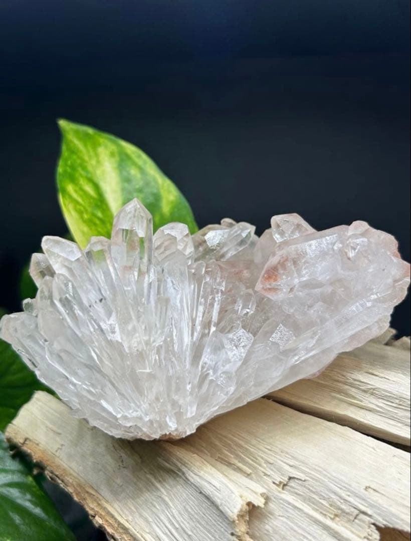 【爆レア☆聖美☆結晶】ピンク系マニカラン産　ヒマラヤ水晶クラスター