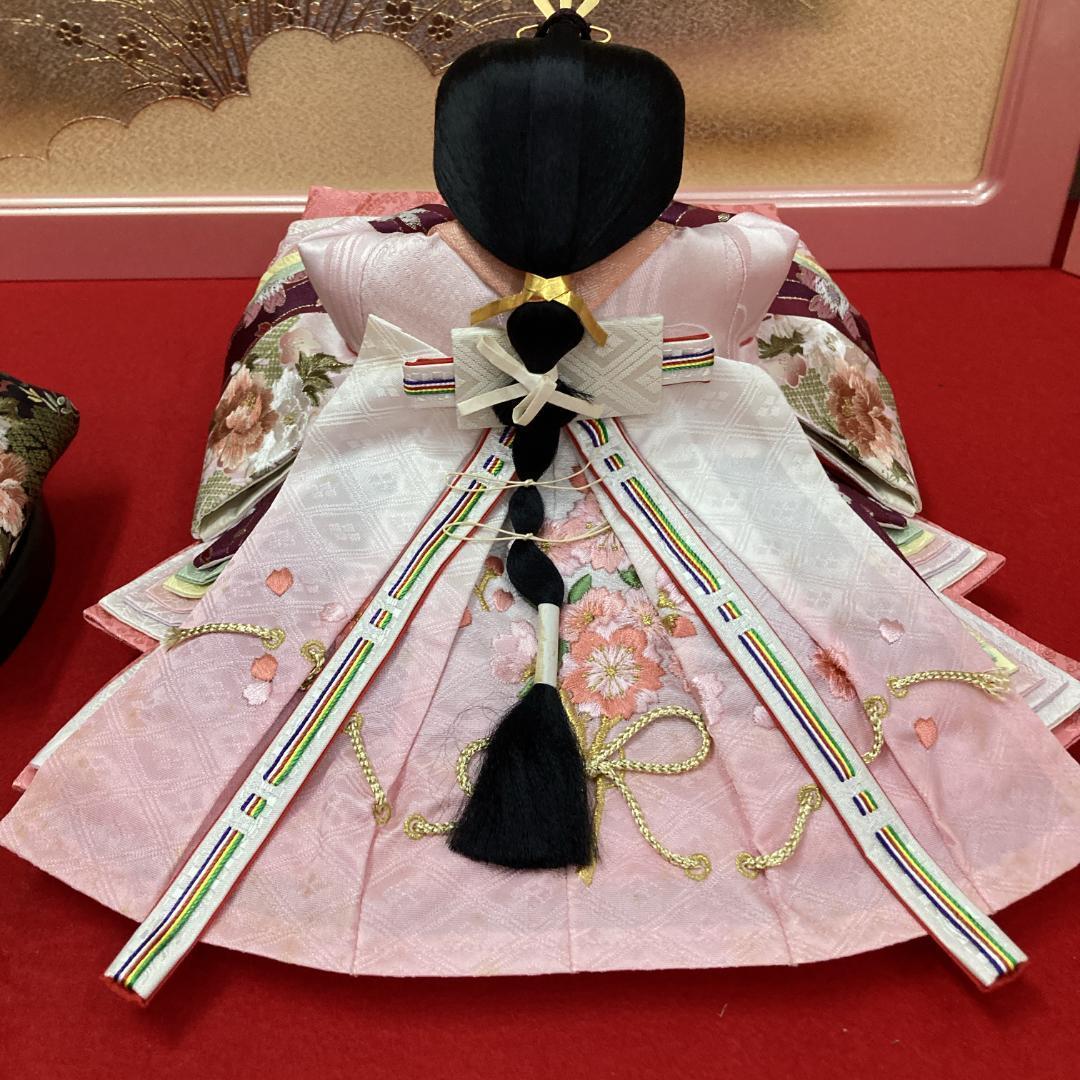 F4-7 訳あり特価　きれいな刺しゅう花柄衣裳　三五親王のみ