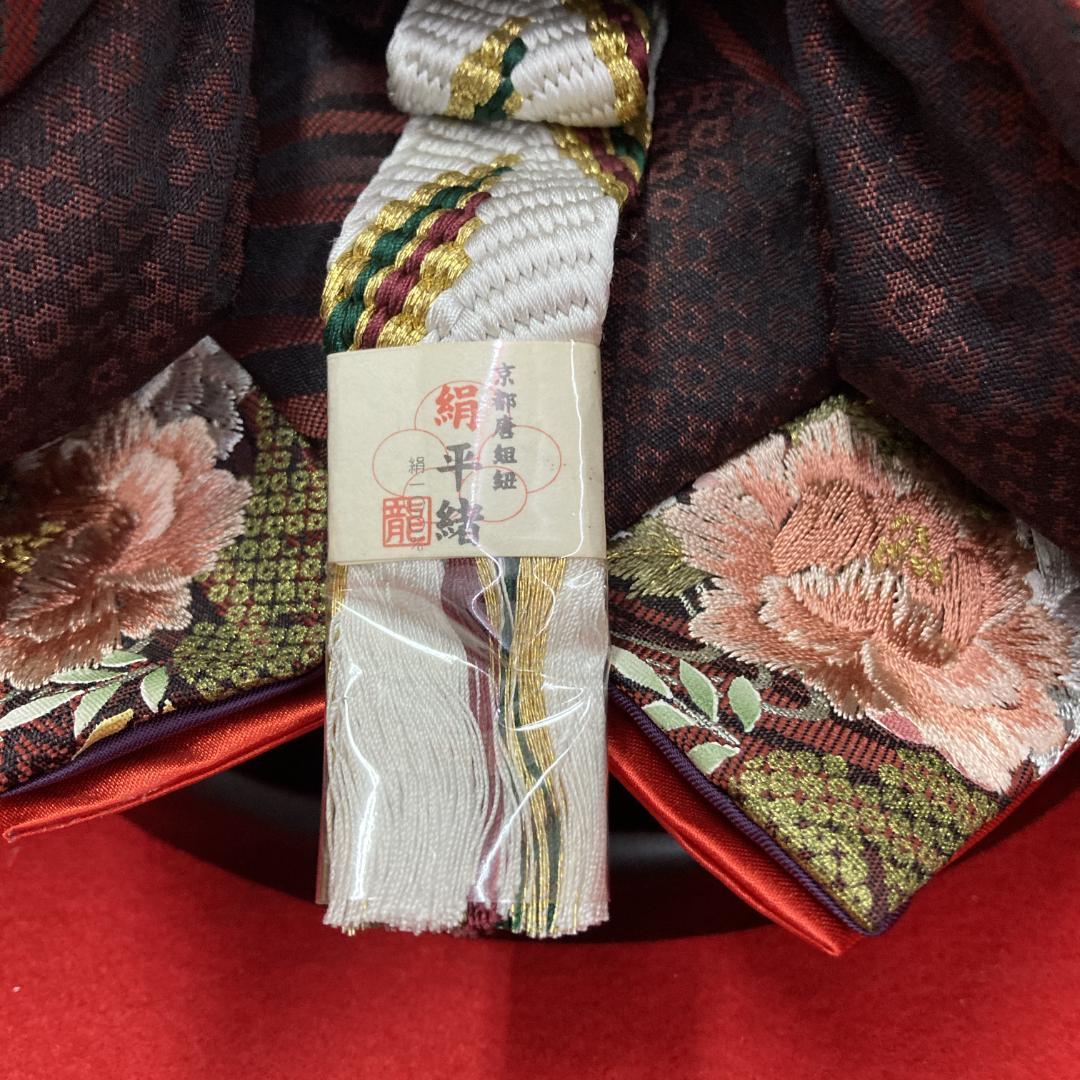 F4-7 訳あり特価　きれいな刺しゅう花柄衣裳　三五親王のみ