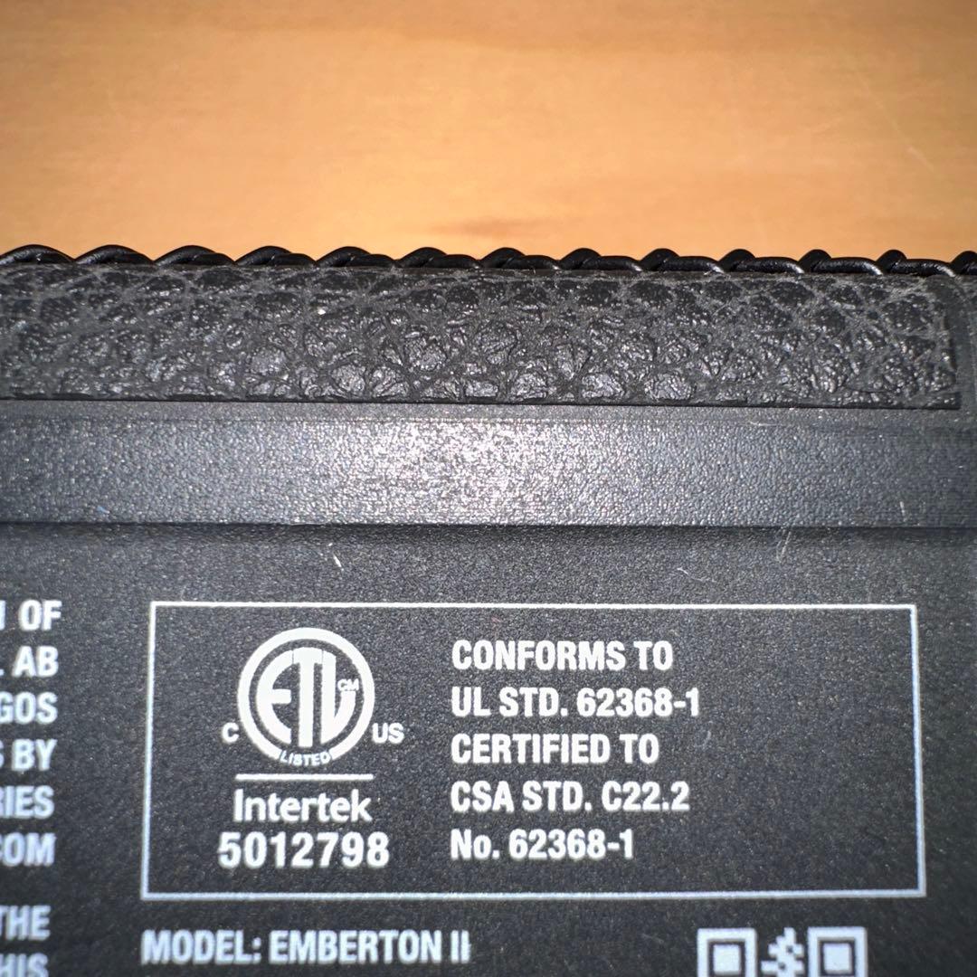 展示品　マーシャル Marshall スピーカー EmbertonII 本体のみ