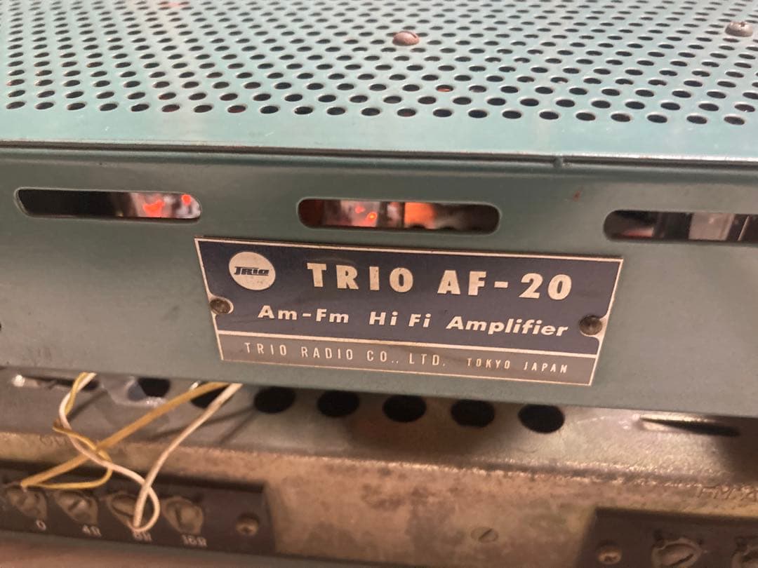 ジャンク品TRIO AF-20 AM-FM Hi Fi Amplifier