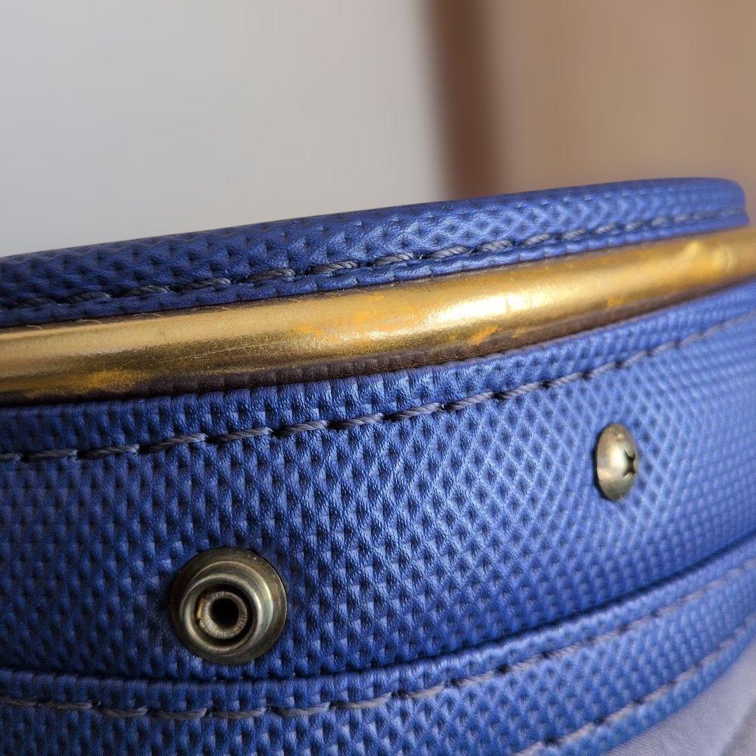 ※タバコ臭付着・黄ばみ色あせ汚れ切れ擦れ有りジャンボ尾崎プロ太陽 キャディバッグ