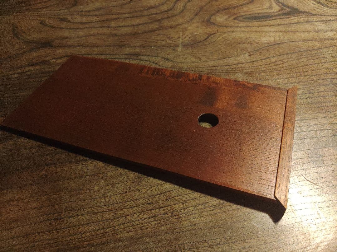 希少　ティッシュボックス　ハンドメイド　日本製　無垢　レトロ　アンティーク