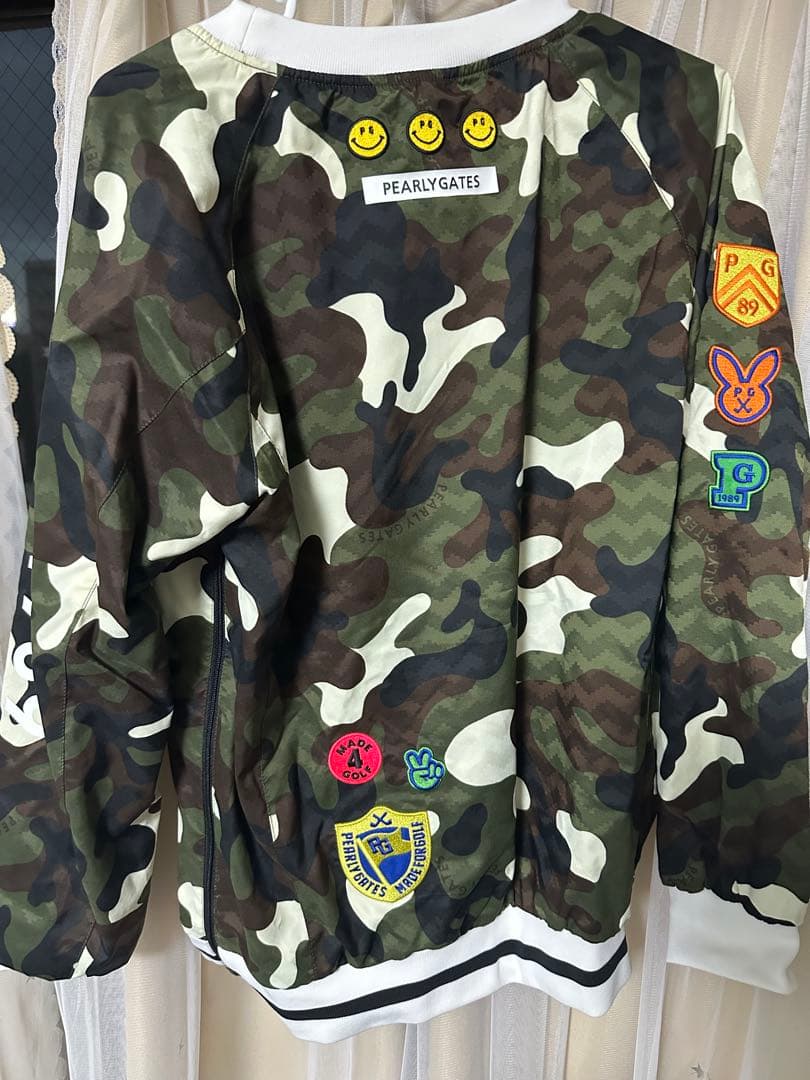 パーリーゲイツ ツインスニード 迷彩 蓄熱 カモ ゴルフウェア ブルゾン