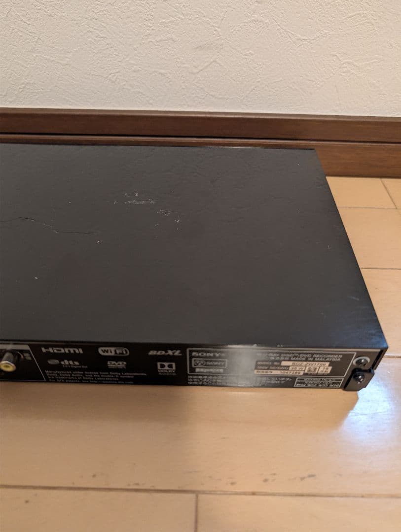 SONY 4K対応 ブルーレイレコーダー　BDZ-ZW1700