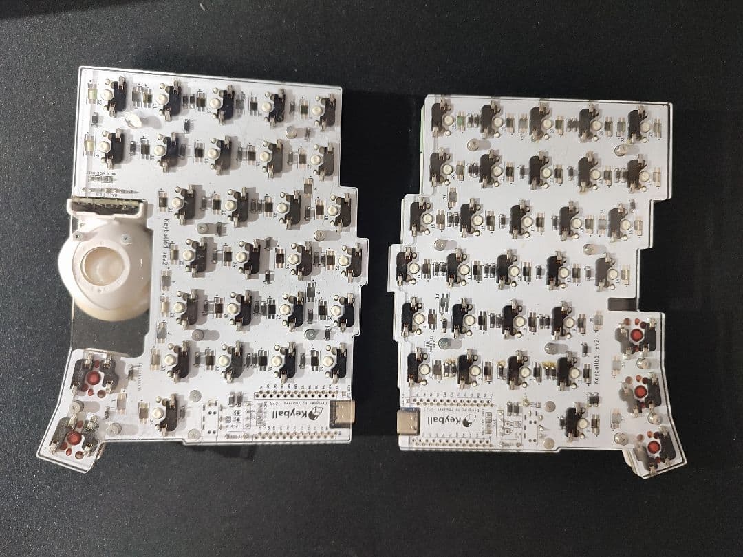 完成品 keyball61 TRRSケーブル、タイプCケーブルなどのおまけ付き