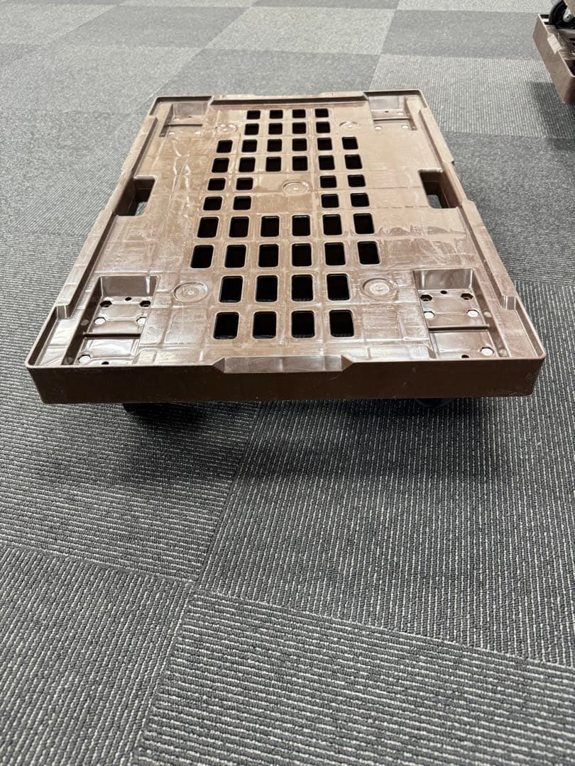 扉付き折りたたみコンテナ10セット（75L) ブラウン 10組 専用