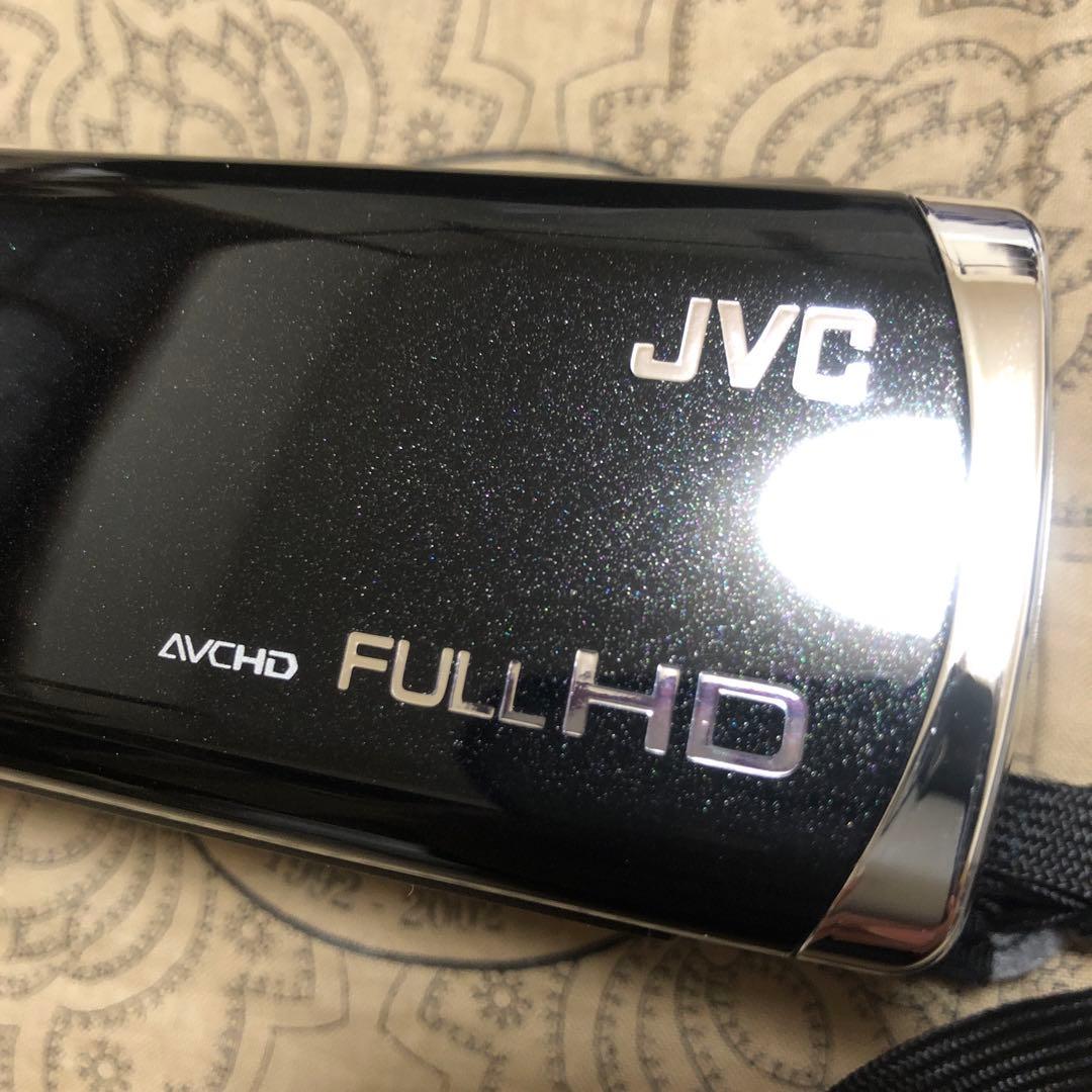 ほぼ新品 JVC Everio GZ-HM33 ブラック ケース付 ビデオカメラ