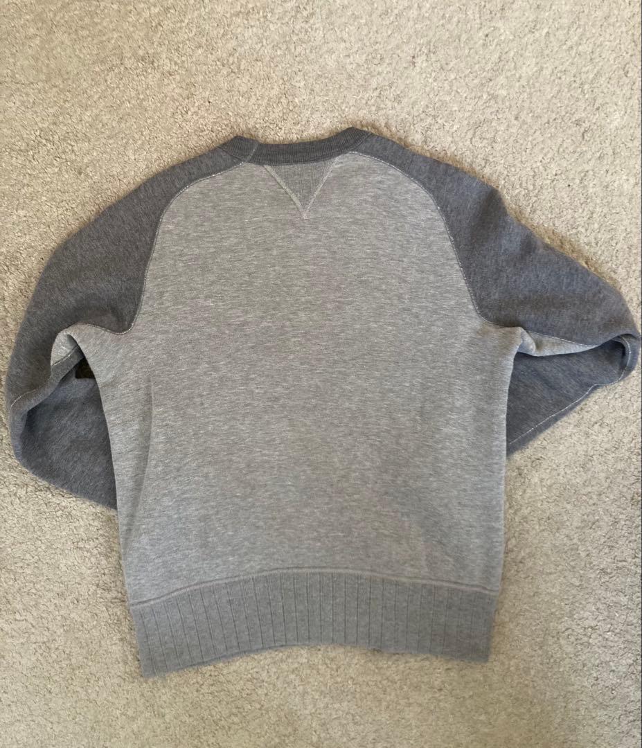 【Two Moon 】丸胴　両Vスウェット　ラグラン　40/42 (M)