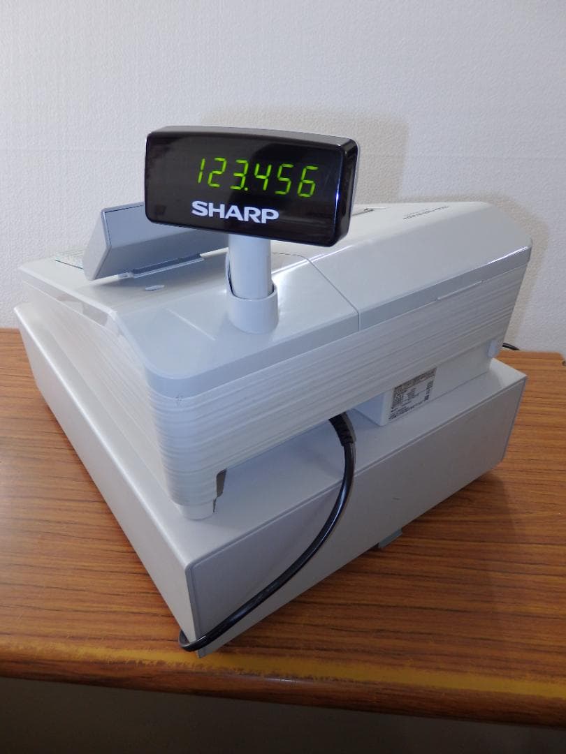 5210 設定無料XE-A407W　20部門　シャープ　レジスター　軽減税率対応