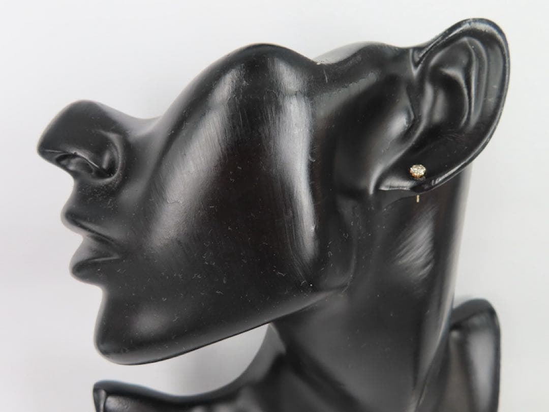 s*o様 【本物保証！】K10YG 天然ダイヤモンド0.216ct ピアス　10