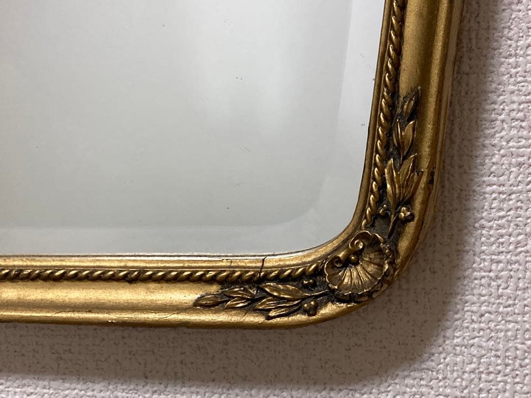 ミラー　壁掛け　アンティーク　鏡