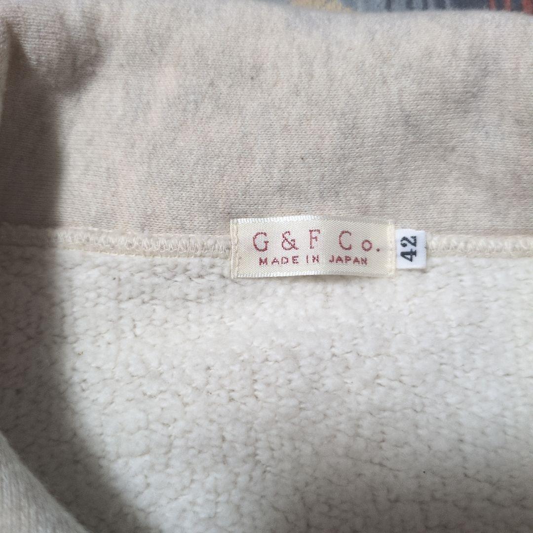 v*h様 G&F Co. BUTTON UP SWEATSHIRT 42