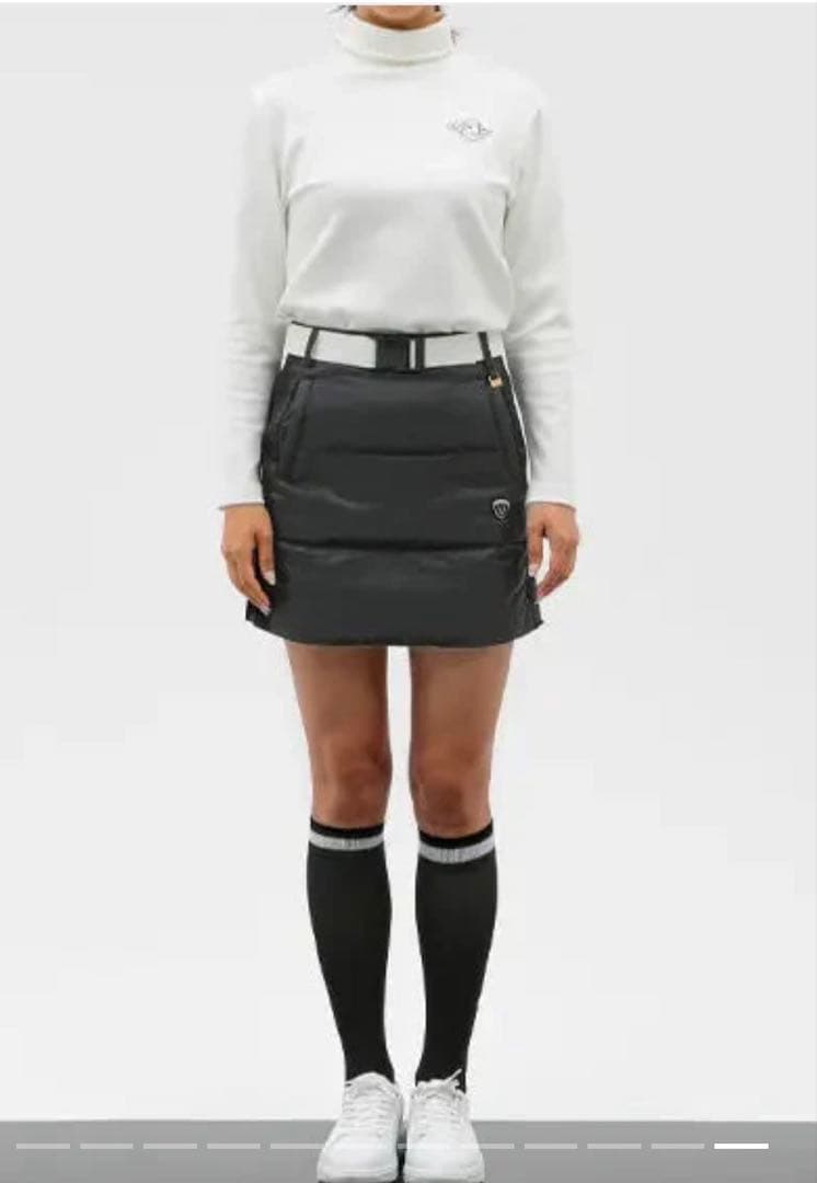 ブラックキルティングスカート CPGgolf