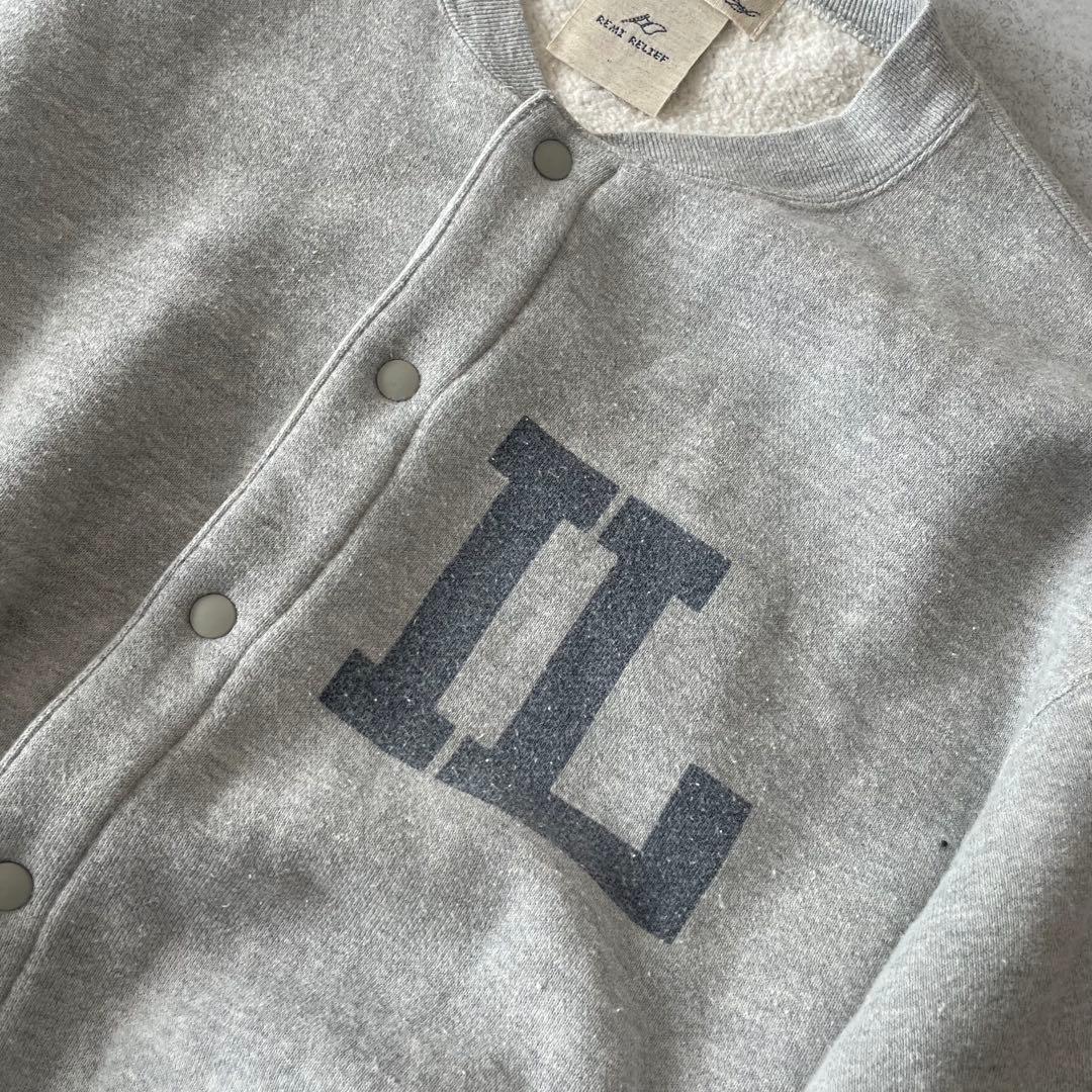 REMI RELIFE 別注 スウェット スタジャン レミレリーフ グレー