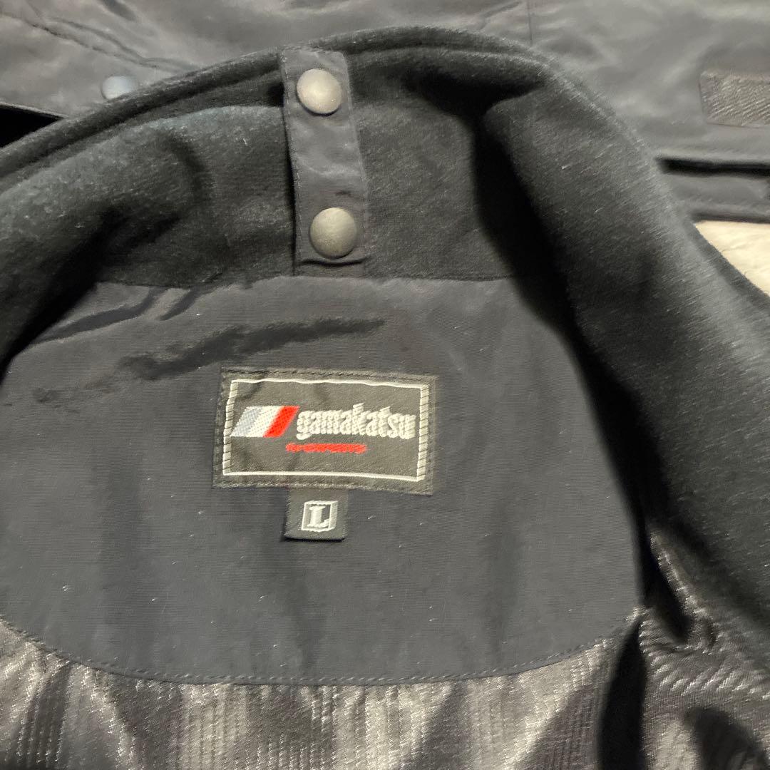 がまかつ フィッシングスーツ Lサイズ ブラック