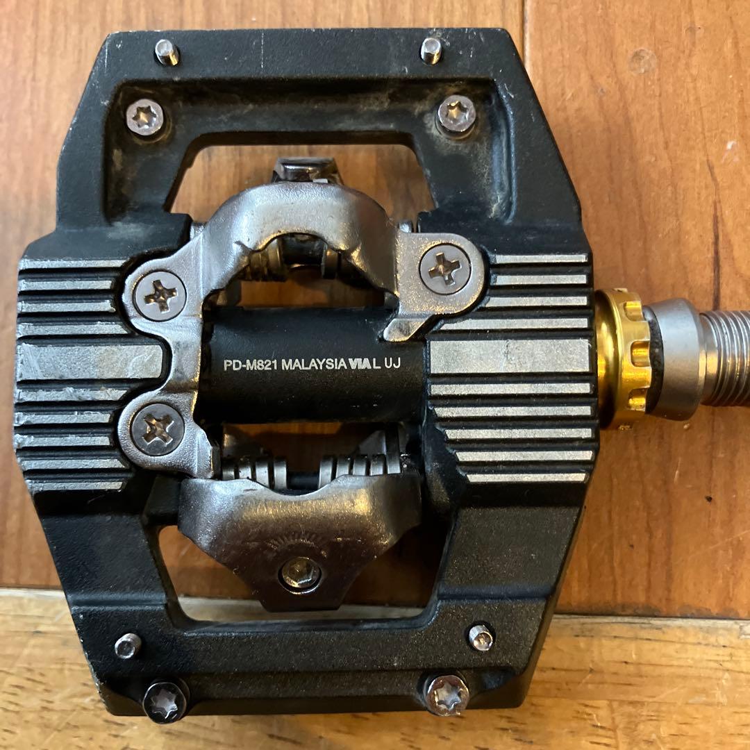 PD-M821 自転車用ペダル ブラック、セイント、saint