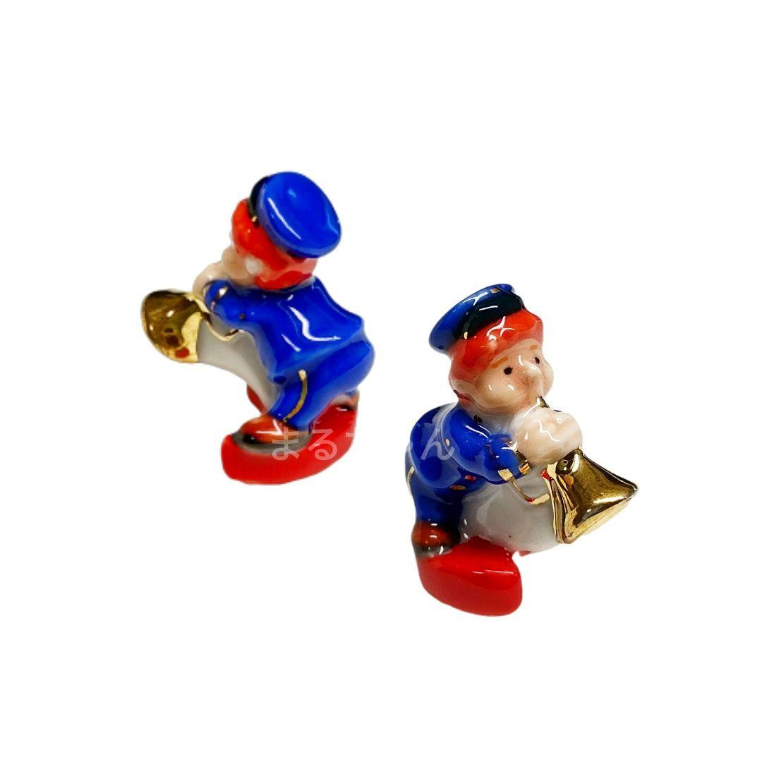 【新品・未使用】フランスの街の音楽隊　パレード　金彩　フェーヴ12点　送料込み