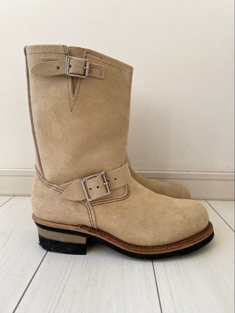 2008年 USA製 レッドウイング スエード エンジニアブーツ 8268