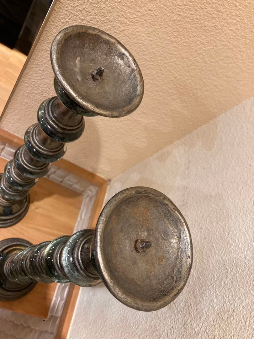 アンティーク　キャンドル立て　ローソク立て　キャンドルスタンド