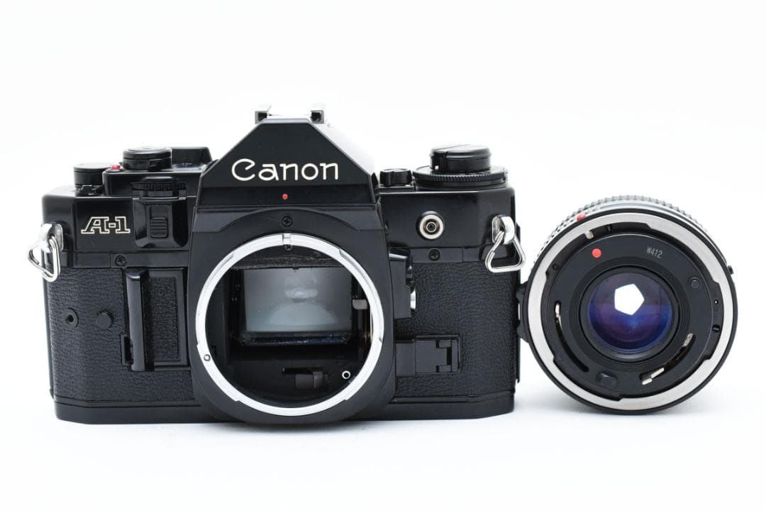 フィルムカメラ Canon A-1 Black + New FD 50mm f1.8