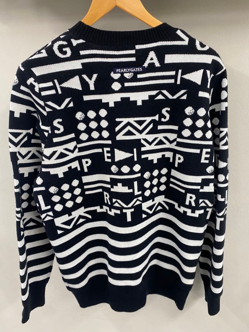 PEARLY GATES 幾何学模様セーター サイズ5