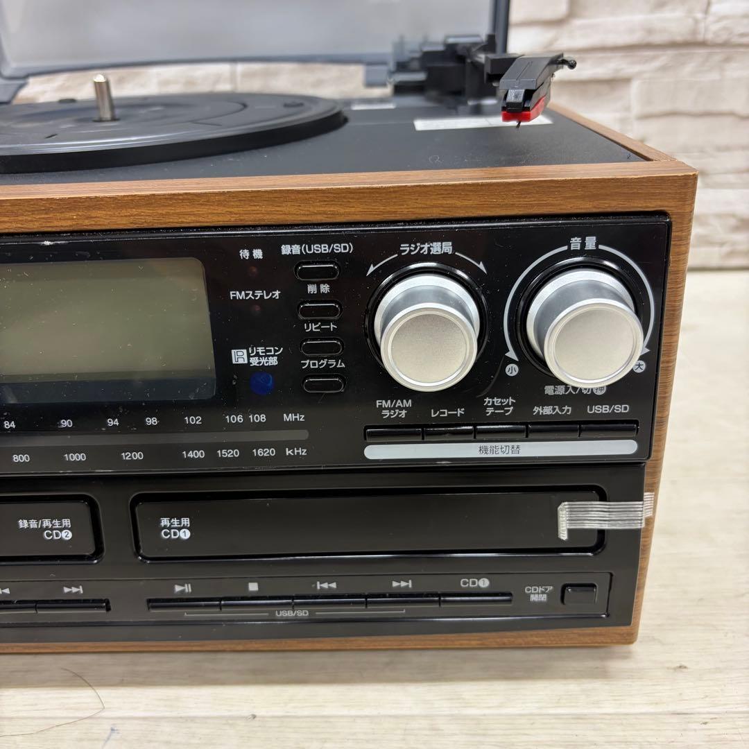 新品同様 マルチレコードプレーヤー DCT-7000W