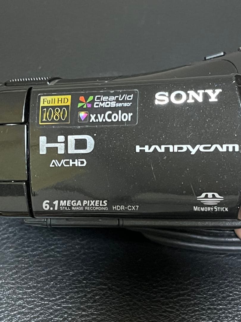 【美品】 SONY HDR-CX7 ハンディカム HD 1080p 6.1万画