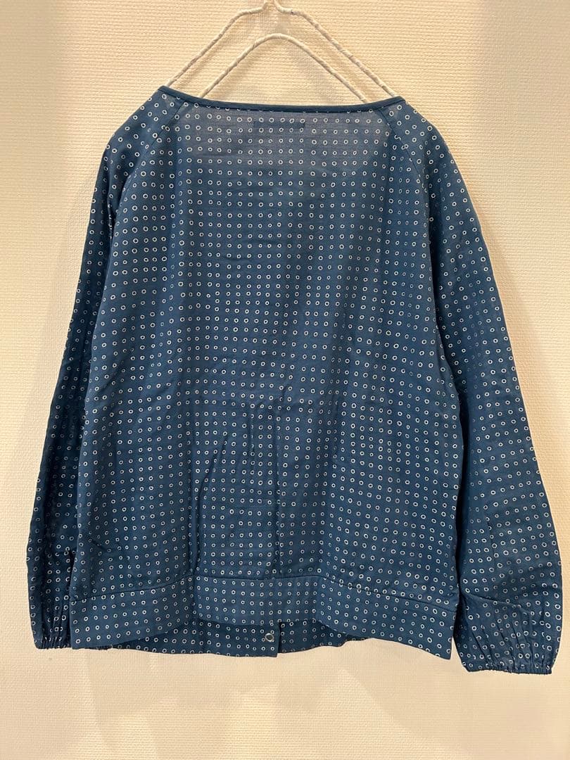 minä perhonen ドット柄 シャツ