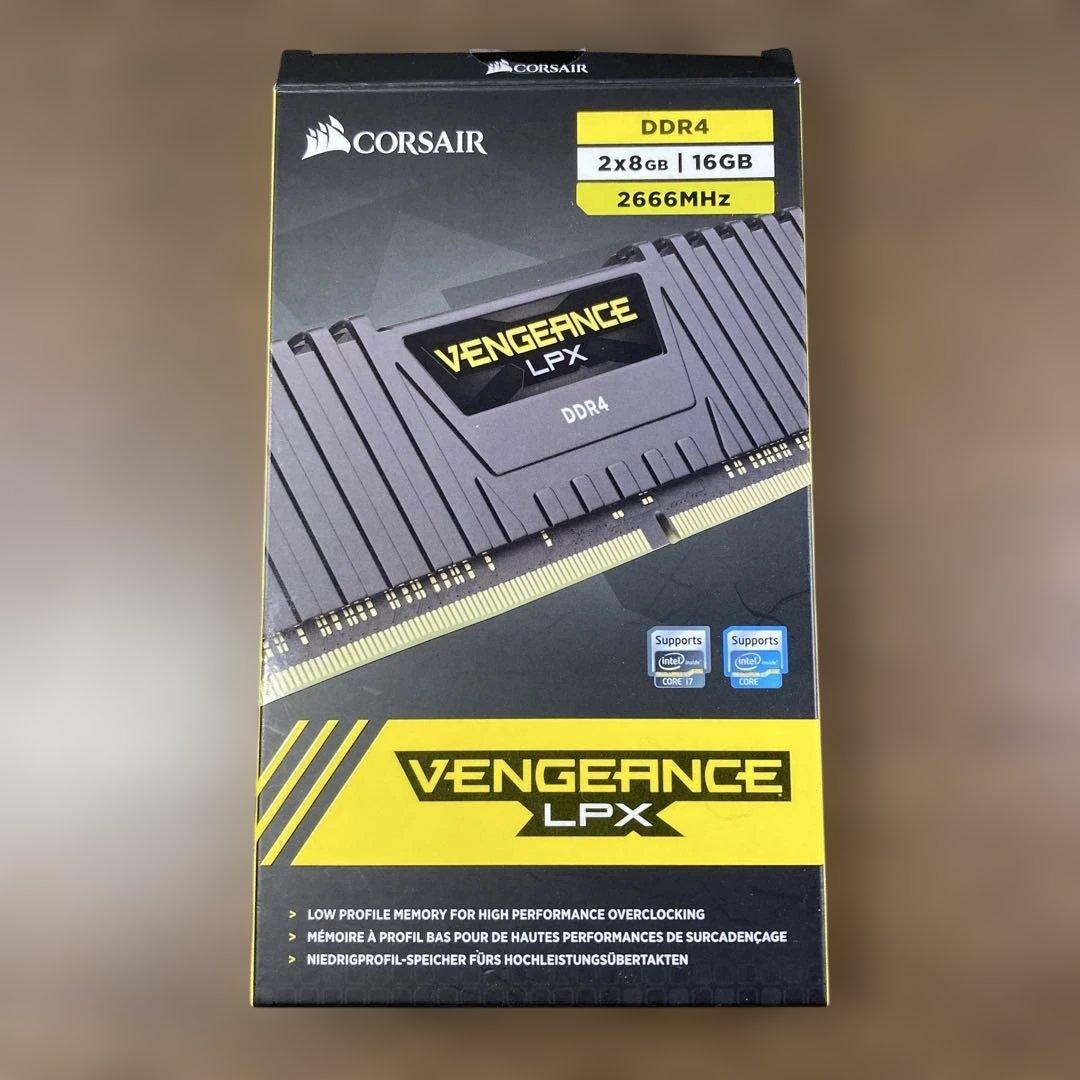 CORSAIR VENGEANCE LPX DDR4 16GB 2666MHz②