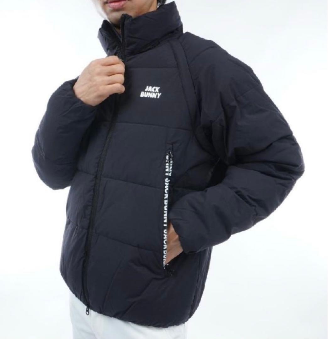 【美品】ジャックバニー ストレッチ 2WAYブルゾン ダウン ベスト サイズ5