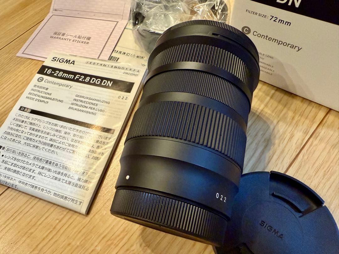 SIGMA 16-28mm F2.8 DG DN ズームレンズ Lマウント