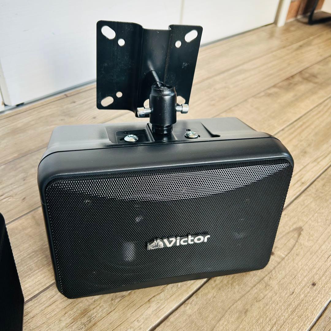 JVCケンウッド ビクター コンパクトスピーカー ブラック PS-S10B ペア