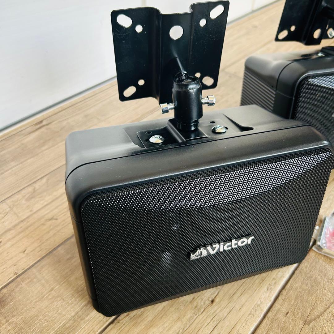 JVCケンウッド ビクター コンパクトスピーカー ブラック PS-S10B ペア