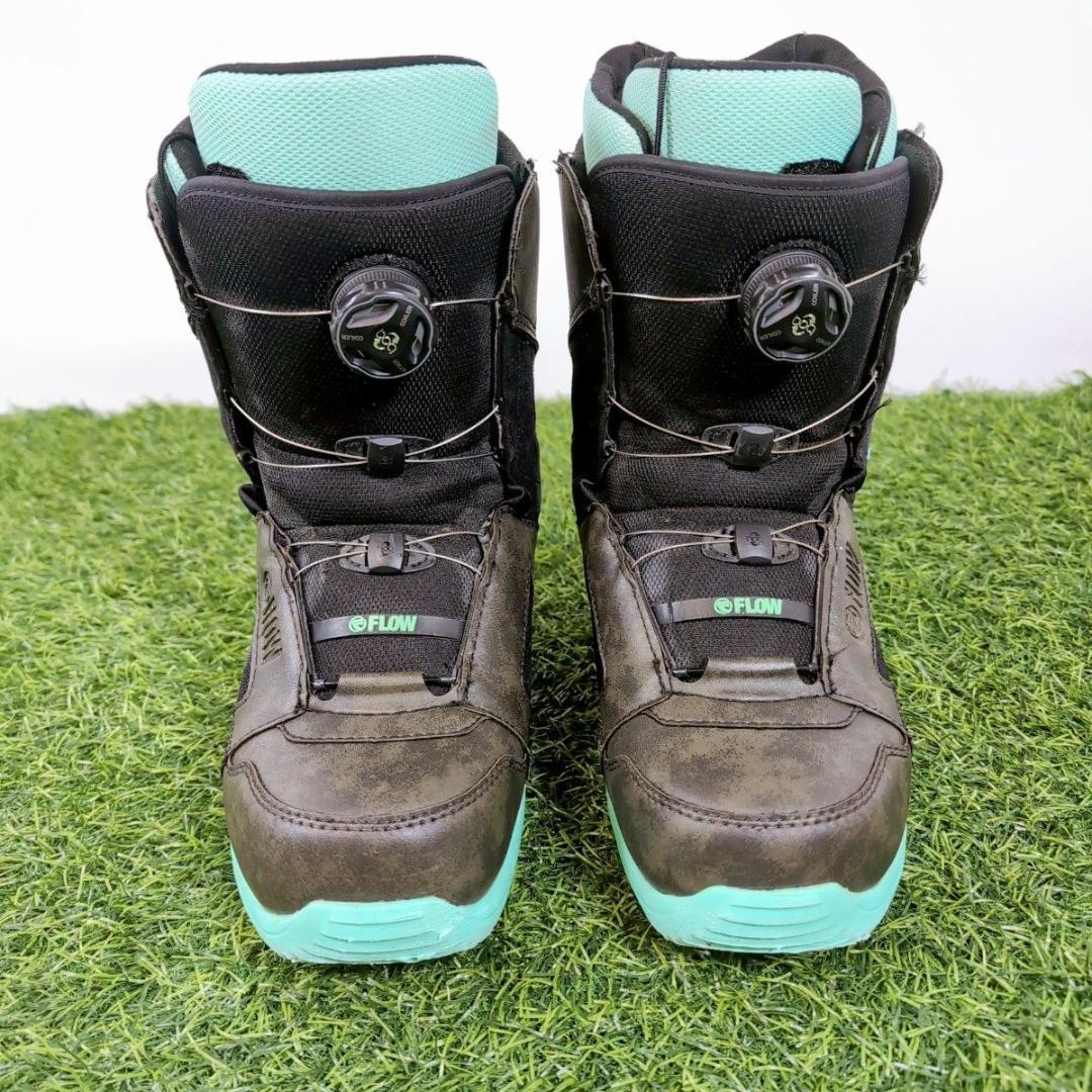 FLOW フロー フロウ 24.5cm スノーボード BOA ボアブーツ