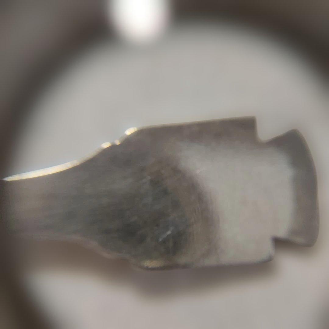 STERLING。銀製。シルバー製。スプーン。ノルウェー製。約9.4g。中古品。