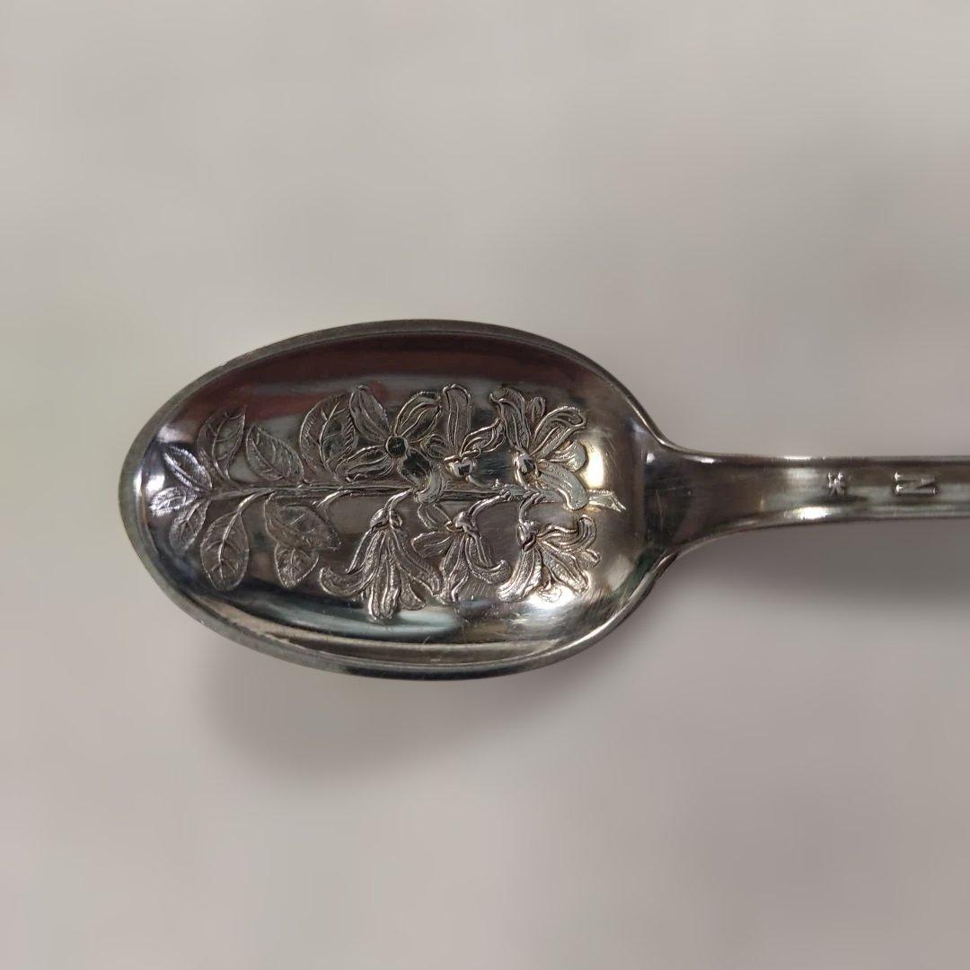 STERLING。銀製。シルバー製。スプーン。ノルウェー製。約9.4g。中古品。