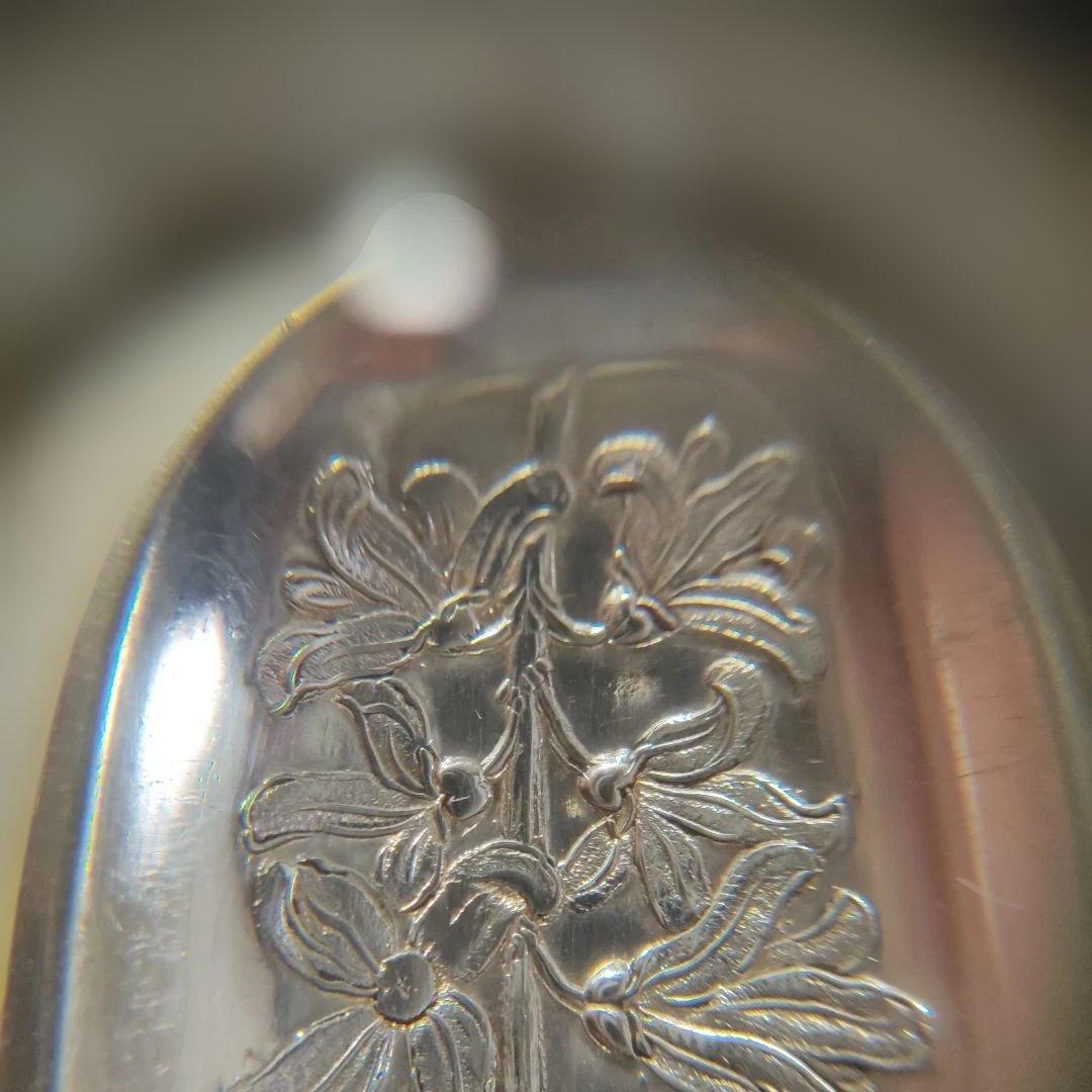 STERLING。銀製。シルバー製。スプーン。ノルウェー製。約9.4g。中古品。