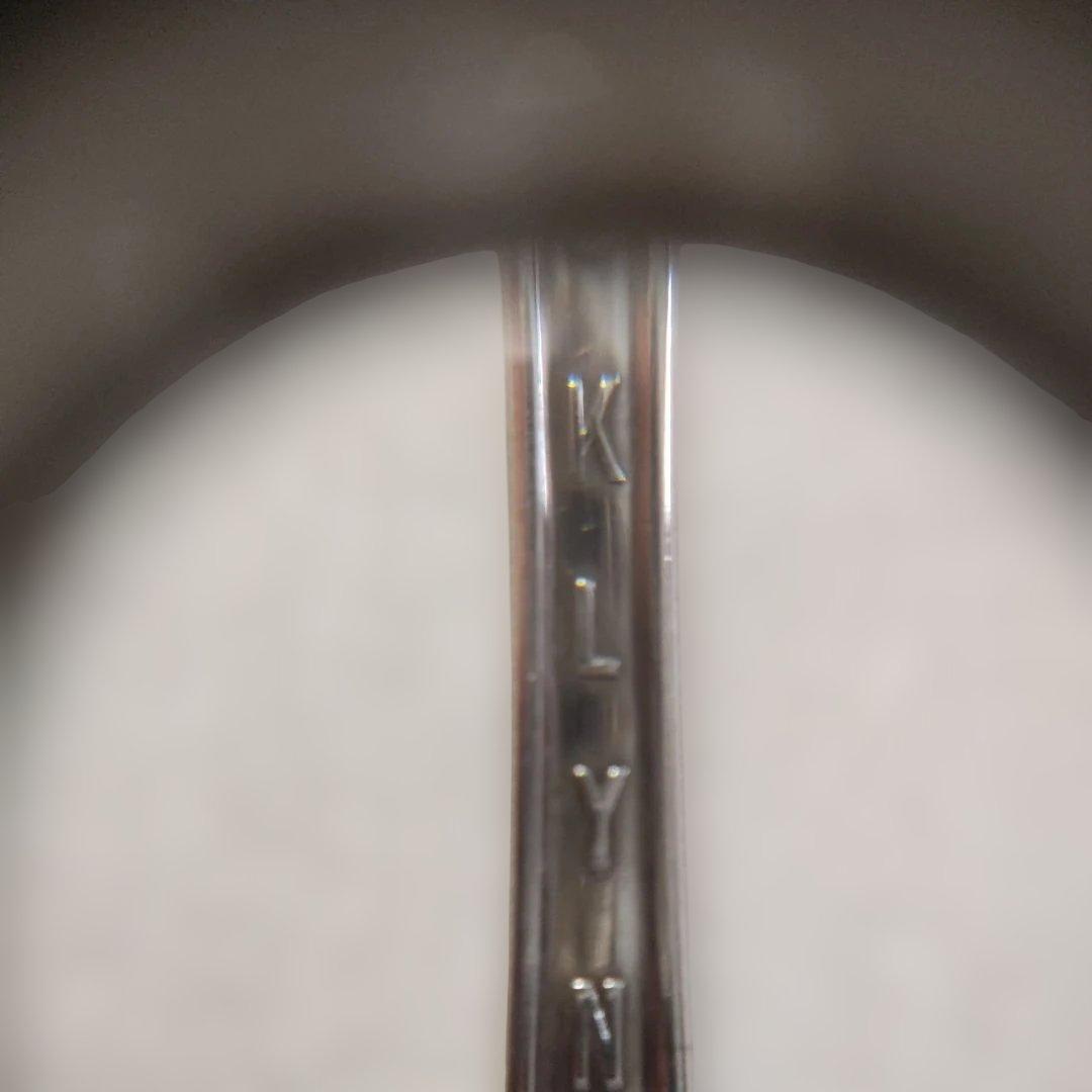 STERLING。銀製。シルバー製。スプーン。ノルウェー製。約9.4g。中古品。